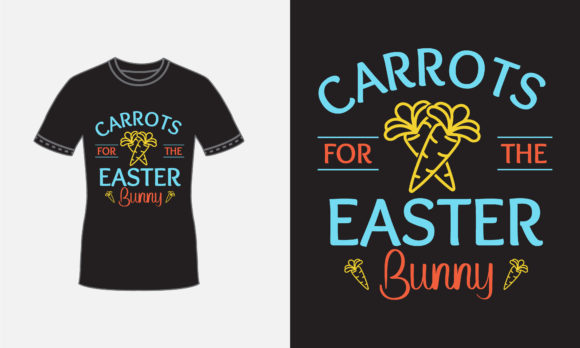 Colorful Easter Carrot SVG Graphics for Crafts