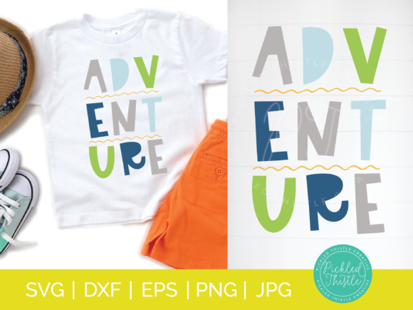 Kids T-Shirt SVG – Adventure SVG for Crafts & Graphics