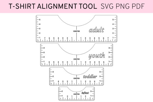 T-shirt Alignment Tool SVG: Graphics for Crafts & Brand Clarity
