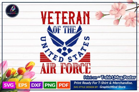Veteran SVG T-Shirt Printable Design: Graphics for Crafts